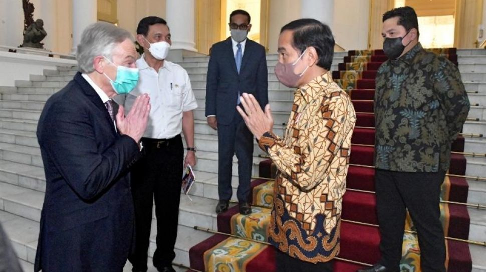 Temui Jokowi, Eks PM Inggris Tony Blair Puji Pemerintah Indonesia Sudah On The Right Track
