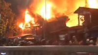 Rumah di Kawasan Pasar Gembrong Terbakar,Belasan Unit Damkar dan Puluhan Petugas Dikerahkan