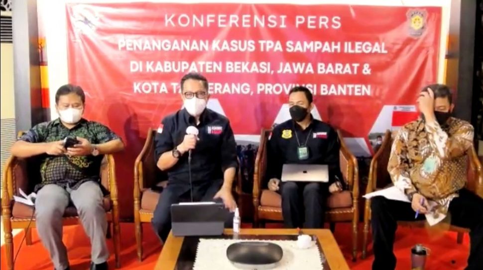 Gakkum LHK Tetapkan 3 Orang Tersangka Kasus Pengelolaan Sampah Ilegal di Kota Tangerang