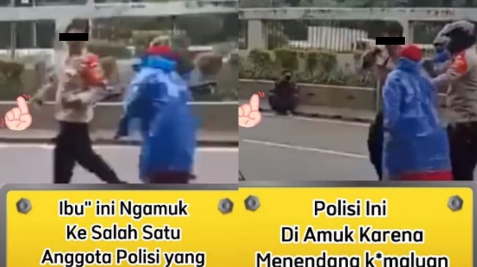 Viral Polisi Tendang Kemaluan Ibu-ibu saat Demo Mahasiswa, Humas Polda Metro: Tidak Benar