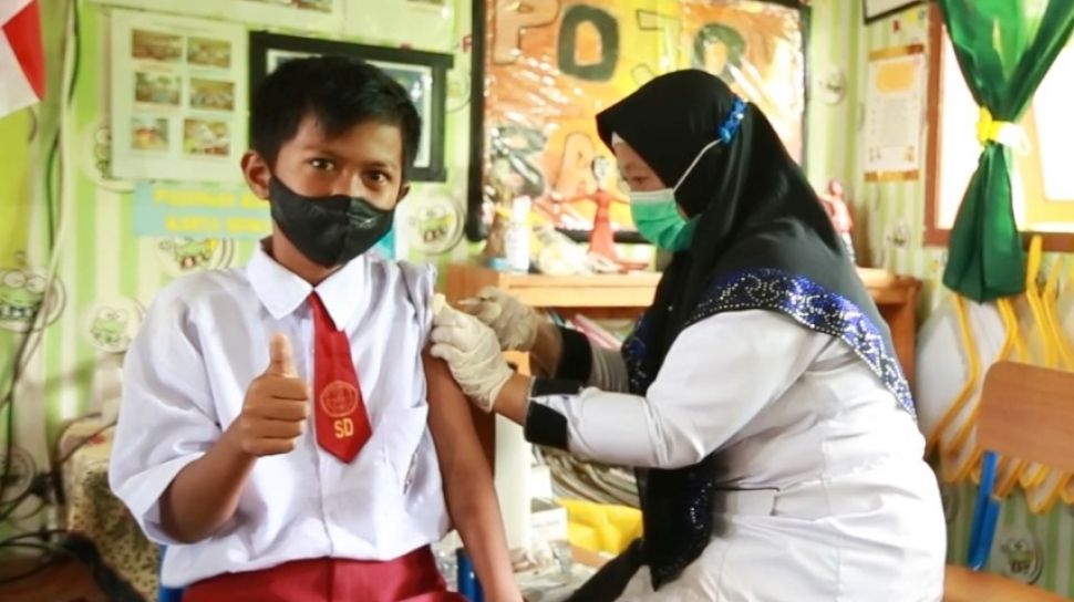 Kawal Sekolah Tatap Muka, Binda Babel Gencarkan Vaksinasi Covid-19 untuk Anak