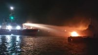 Polisi Selidiki Penyebab Kebakaran Kapal di Cilacap